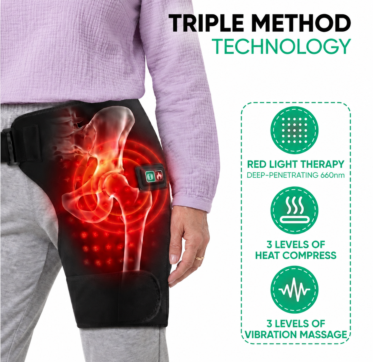 HipCore - Red Light Therapy Device